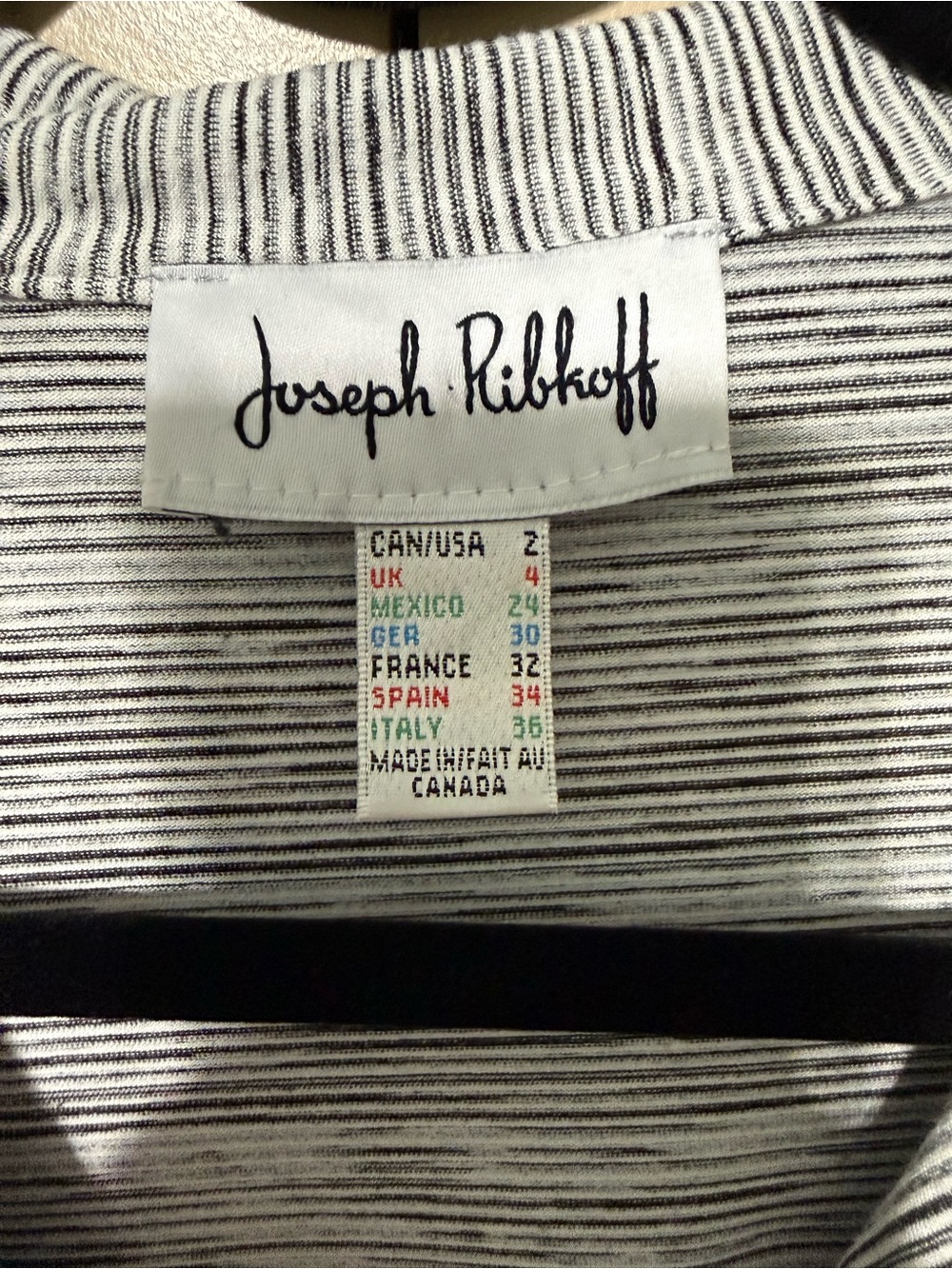 Joseph Ribkoff Light Gray Button-Front Tunic Blouse - Picture 5 of 9